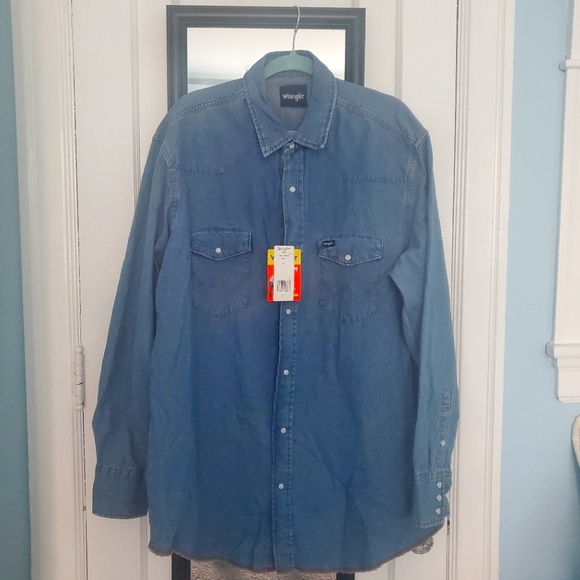 Wrangler Men's Jean shirt - Picture 1 of 6